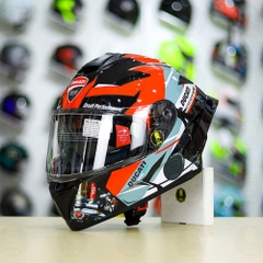 Full Combo Mũ EGO E81 Tem Decal DUCATI V2 FREESHIP