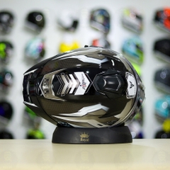 Full Combo Mũ EGO E81 Tem Decal Yamaha EXCITER Xám FREESHIP