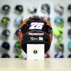 Mũ Fullface EGO E81 Đen Bóng + Dán Tem Decal Honda REPSOL FREESHIP