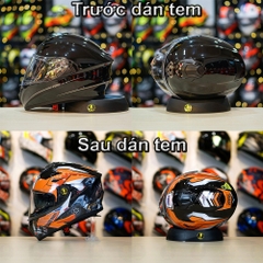 Tem Decal Honda Winner Cam Cho Nón Fullface - Không Nón - FREESHIP