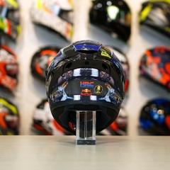 Mũ Fullface EGO E81 Đen Bóng + Tem Honda WINNER Xanh GP FREESHIP