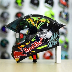 Mũ Fullface EGO E81 Đen Bóng + Tem Shoei KURAMA Dạ Tiệc FREESHIP