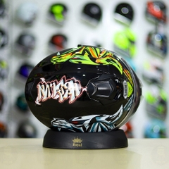 Mũ Fullface EGO E81 Đen Bóng + Dán Tem Decal Shoei KURAMA FREESHIP