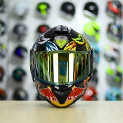 Mũ Fullface EGO E81 Đen Bóng + Tem Shoei KURAMA Dạ Tiệc FREESHIP