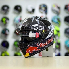 Mũ Fullface EGO E81 Đen Bóng + Dán Tem Decal SHOEI M93 V2 Silver FREESHIP