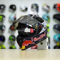 Mũ Fullface EGO E81 Đen Bóng + Dán Tem Decal SHOEI M93 V2 Silver FREESHIP