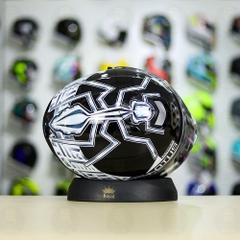 Mũ Fullface EGO E81 Đen Bóng + Dán Tem Decal SHOEI M93 V2 Silver FREESHIP