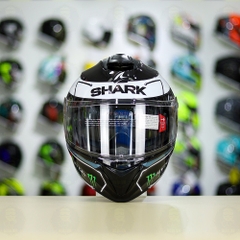 Mũ Fullface EGO E81 Đen Bóng + Dán Tem Decal Shark Race Pro Lorenzo FREESHIP