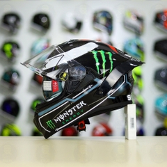 Full Combo Mũ EGO E81 Tem Decal SHARK Race Pro Lorenzo FREESHIP