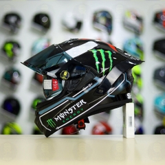 Full Combo Mũ EGO E81 Tem Decal SHARK Race Pro Lorenzo FREESHIP