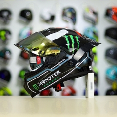 Full Combo Mũ EGO E81 Tem Decal SHARK Race Pro Lorenzo FREESHIP