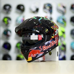 Mũ Fullface EGO E81 Đen Bóng + Dán Tem Decal Shoei M93 Water Color FREESHIP