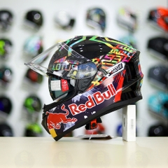 Mũ Fullface EGO E81 Đen Bóng + Dán Tem Decal Shoei M93 Water Color FREESHIP