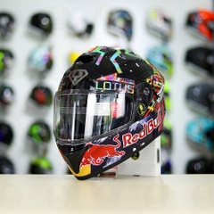 Mũ Fullface EGO E81 Đen Bóng + Dán Tem Decal Shoei M93 Water Color FREESHIP