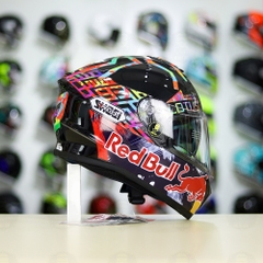 Mũ Fullface EGO E81 Đen Bóng + Dán Tem Decal Shoei M93 Water Color FREESHIP