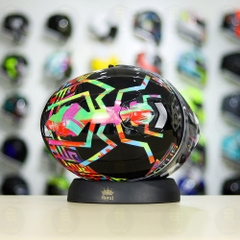 Mũ Fullface EGO E81 Đen Bóng + Dán Tem Decal Shoei M93 Water Color FREESHIP