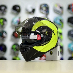 Mũ Fullface EGO E81 Đen Bóng + Dán Tem Decal AGV Soleluna 2018 FREESHIP