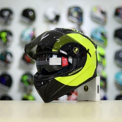 Mũ Fullface EGO E81 Đen Bóng + Dán Tem Decal AGV Soleluna 2018 FREESHIP