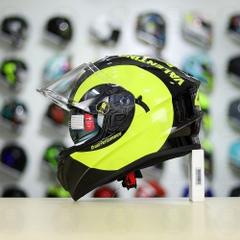 Mũ Fullface EGO E81 Đen Bóng + Dán Tem Decal AGV Soleluna 2018 FREESHIP