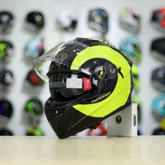 Mũ Fullface EGO E81 Đen Bóng + Dán Tem Decal AGV Soleluna 2018 FREESHIP