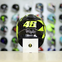 Mũ Fullface EGO E81 Đen Bóng + Dán Tem Decal AGV Soleluna 2018 FREESHIP