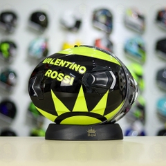 Mũ Fullface EGO E81 Đen Bóng + Dán Tem Decal AGV Soleluna 2018 FREESHIP