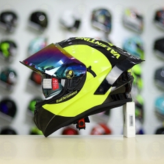 Mũ Fullface EGO E81 Đen Bóng + Tem Decal AGV SOLELUNA 2018 FREESHIP