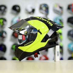 Mũ Fullface EGO E81 Đen Bóng + Tem Decal AGV SOLELUNA 2018 FREESHIP