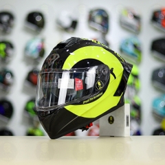 Mũ Fullface EGO E81 Đen Bóng + Tem Decal AGV SOLELUNA 2018 FREESHIP
