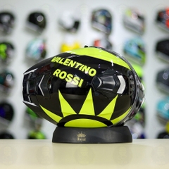 Mũ Fullface EGO E81 Đen Bóng + Tem Decal AGV SOLELUNA 2018 FREESHIP