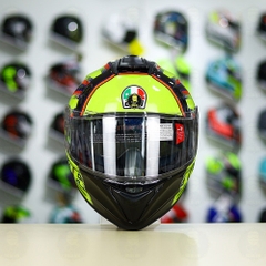 Mũ Fullface EGO E81 Đen Bóng + Dán Tem Decal AGV SOLELUNA FREESHIP