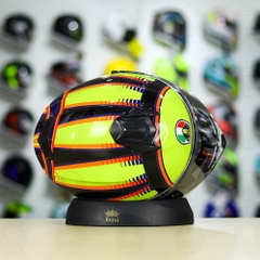 Mũ Fullface EGO E81 Đen Bóng + Dán Tem Decal AGV SOLELUNA FREESHIP