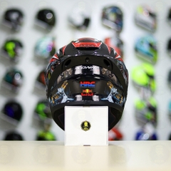 Full Combo Mũ EGO E81 Tem Decal Honda Sonic Trắng Đỏ FREESHIP