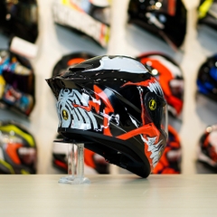 Mũ Fullface EGO E81 Đen Bóng + Tem VENOM V2 FREESHIP