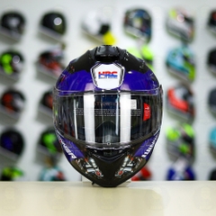 Mũ Fullface EGO E81 Đen Bóng + Dán Tem Decal Winner Xanh GP FREESHIP