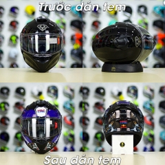 Tem Decal Honda Winner Xanh GP Cho Yohe 978 plus & Roc 01 - Không Nón - FREESHIP