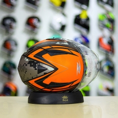 Mũ 3/4 Zeus 205 T1 Cam Camo Nhám FREESHIP