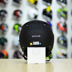 Mũ 3/4 Zeus 205 Đen Nhám FREESHIP