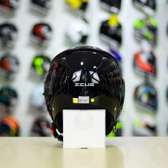 Mũ 3/4 Zeus 205 Đen Bóng FREESHIP