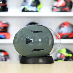 Mũ 3/4 Zeus 205 Xi Măng Bóng