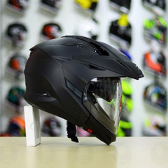 Full Bộ Mũ Zeus 613b + Mái Che + Hàm Đen Nhám FREESHIP