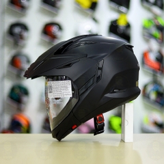 Full Bộ Mũ Zeus 613b + Mái Che + Hàm Đen Nhám FREESHIP