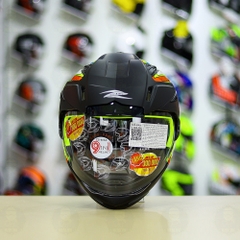 Full Bộ Mũ Zeus 613b + Mái Che + Hàm Vàng Neon Cam Xanh Bóng FREESHIP