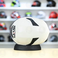 Mũ Fullface KYT TT Course Trắng Bóng FREESHIP