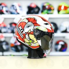 Nón 3/4 2 kính KLT VENOM CORSI Cam FREESHIP