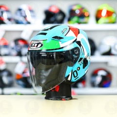 Nón 3/4 2 kính KLT VENOM LEOPARD FREESHIP