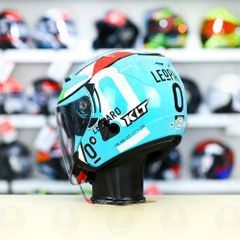 Nón 3/4 2 kính KLT VENOM LEOPARD FREESHIP