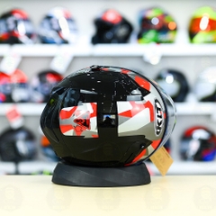 Nón 3/4 2 kính KLT VENOM MINETIC Đỏ FREESHIP