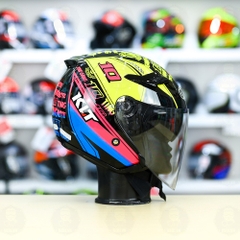 Nón 3/4 2 kính KLT VENOM THITIPONG FREESHIP