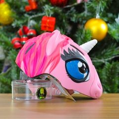 Nón Bảo Hiểm Cho Bé KIDS Unicorn 3D Siêu Cute Màu Hồng
